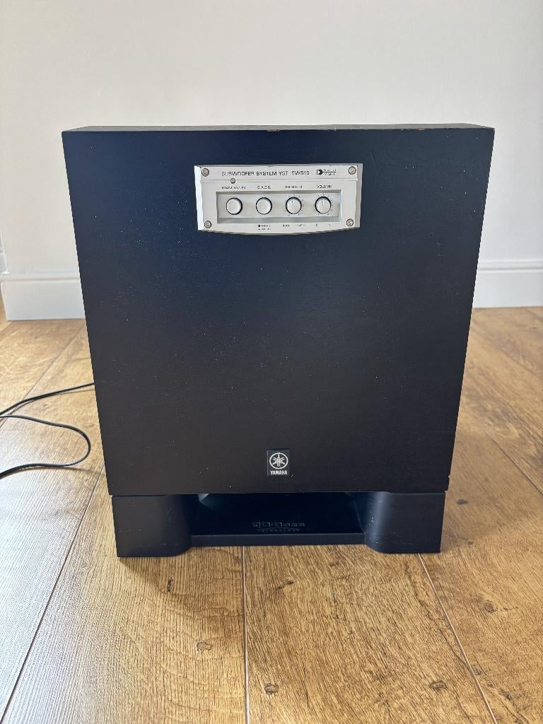 Caisson de basses Yamaha YST-SW515, Autres marques, Subwoofer, Comme neuf, Enlèvement