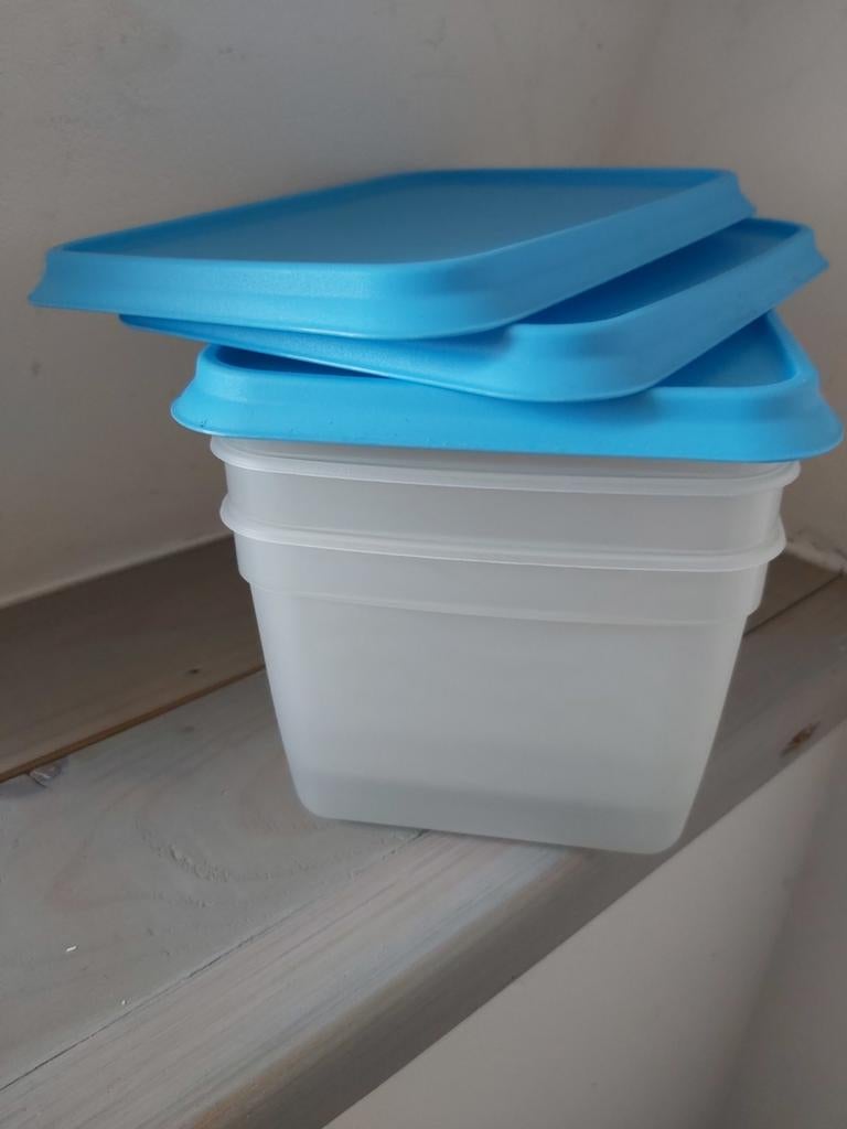 3 vershouddozen  diepvriesdozen 1 Liter  prima staat, Ophalen, Gebruikt