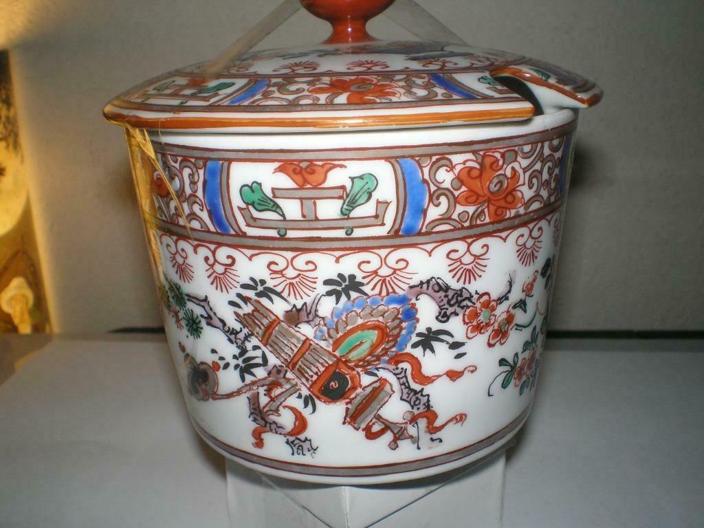 Pot à sucre en porcelaine de Paris/Samson années 1900s, Antiquités & Art, Antiquités | Porcelaine, Enlèvement ou Envoi