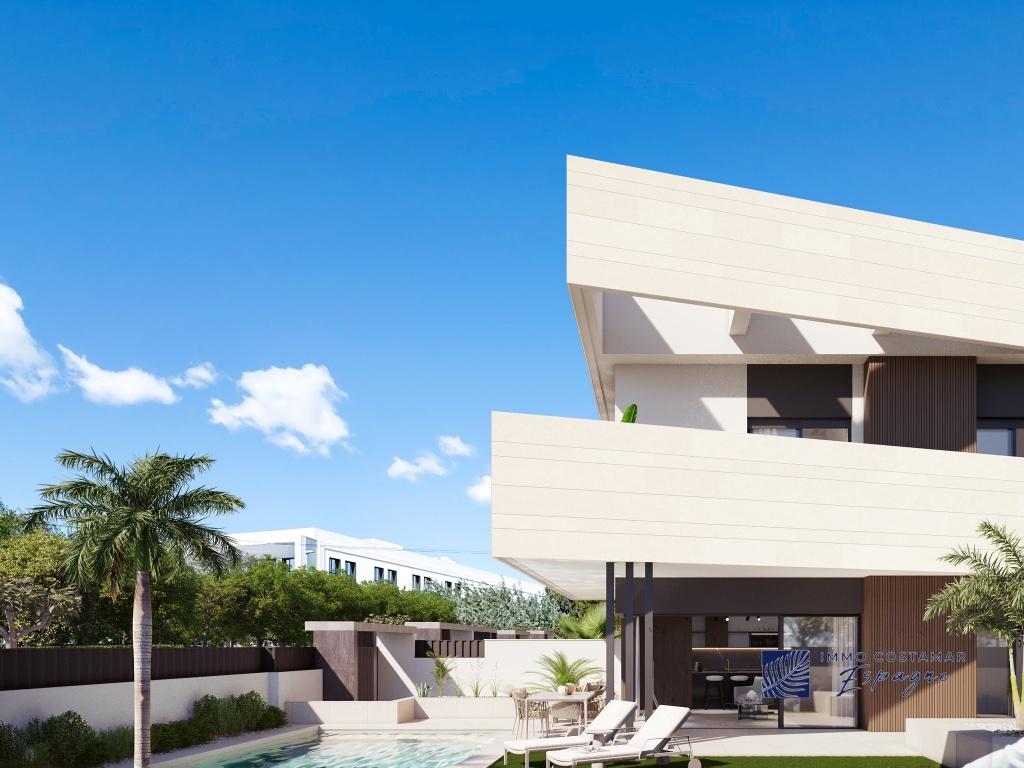 maison neuve et bungalow a vendre en espagne, Ville, Maison d'habitation, 88 m², Pilar de la horadada