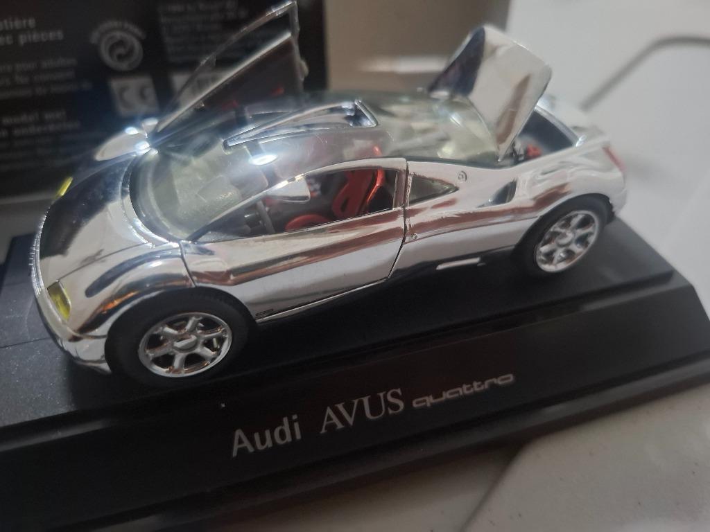 AUDI AVUS Chrome 1/43 REVELL, Hobby & Loisirs créatifs, Voitures miniatures | 1:43, Enlèvement ou Envoi, Comme neuf, Voiture, Autres marques