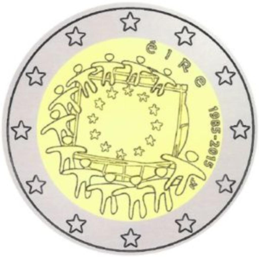 Pièce de 2 euros Sp. Sortir. Drapeau européen de l'Irlande 2, Timbres & Monnaies, Monnaies | Europe | Monnaies euro, Enlèvement ou Envoi