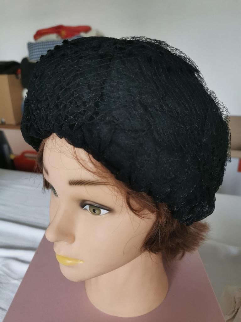 Chapeau noir ancien, Enlèvement ou Envoi, Comme neuf