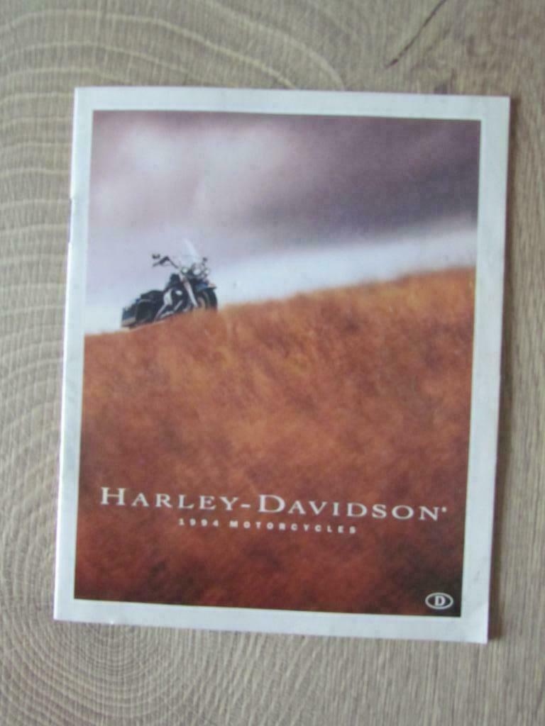 Brochure Harley Davidson 1994, Motos, Modes d'emploi & Notices d'utilisation, Enlèvement ou Envoi, Harley-Davidson ou Buell