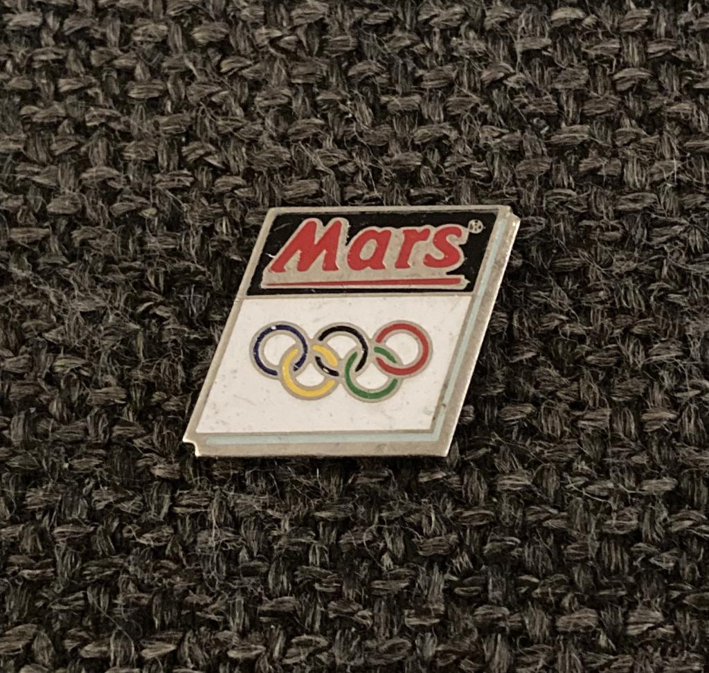 PIN - MARS - OLYMPISCHE SPELEN - JEUX OLYMPIQUES, Verzenden, Gebruikt, Sport, Speldje of Pin