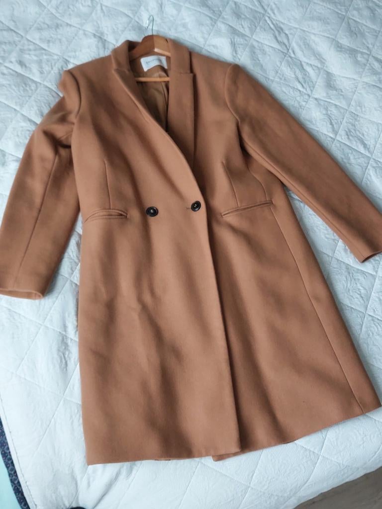 Manteau en laine en très bon état 42/44, Kleding | Dames, Jassen | Winter, Ophalen of Verzenden