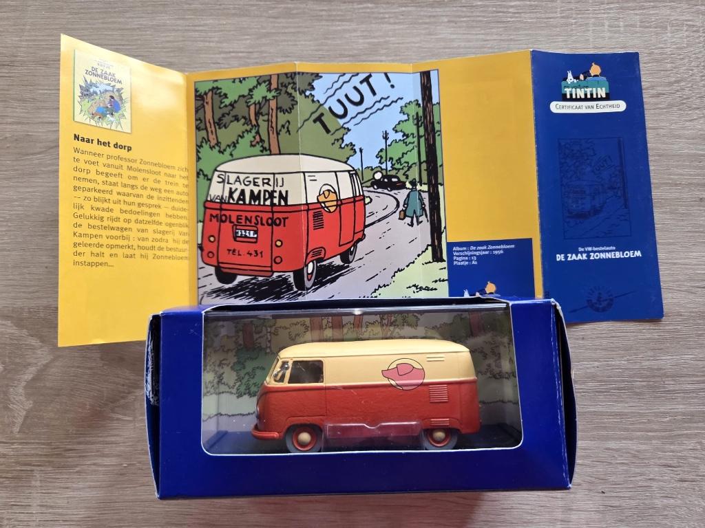 Volkswagen Combi 1950 Kuifje uit "De Zaak Zonnebloem", Ophalen of Verzenden, Nieuw