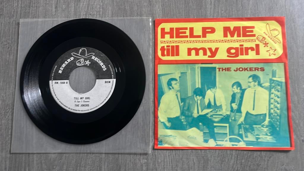 The Jokers - Help me/ Till my Girl - 7” single, Enlèvement ou Envoi, Comme neuf