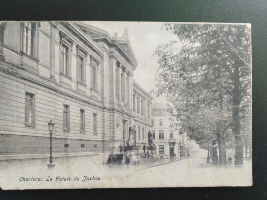 carte postale de Charleroi en 1909, Collections, Cartes postales | Belgique, Affranchie, Hainaut, Avant 1920, Envoi