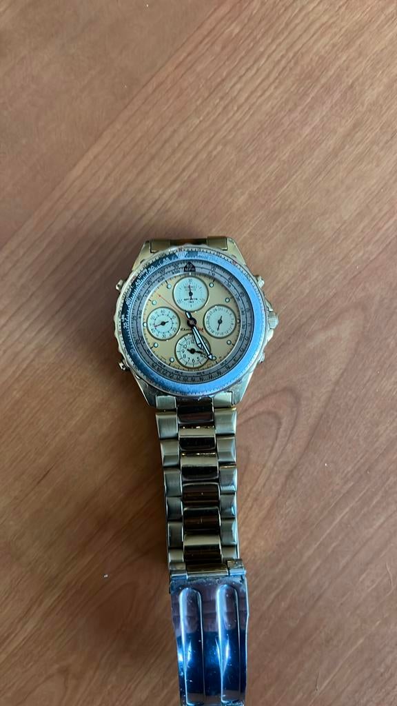 Horloge Seiko, Handtassen en Accessoires, Horloges | Heren, Zo goed als nieuw, Polshorloge, Seiko, Staal, Staal, Ophalen of Verzenden