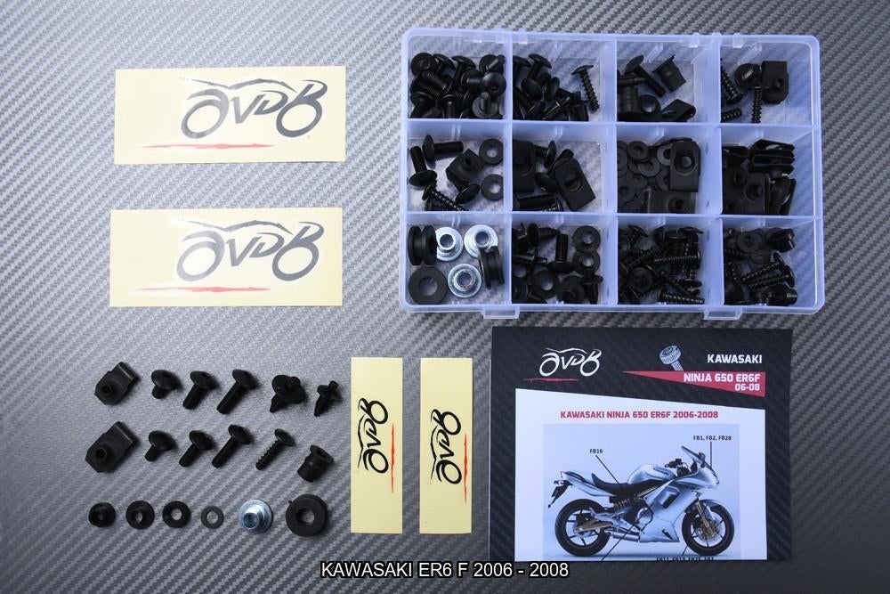 Kuip bouten set voor KAWASAKI ER6 F / N 2006 - 2008, Ophalen of Verzenden, Nieuw