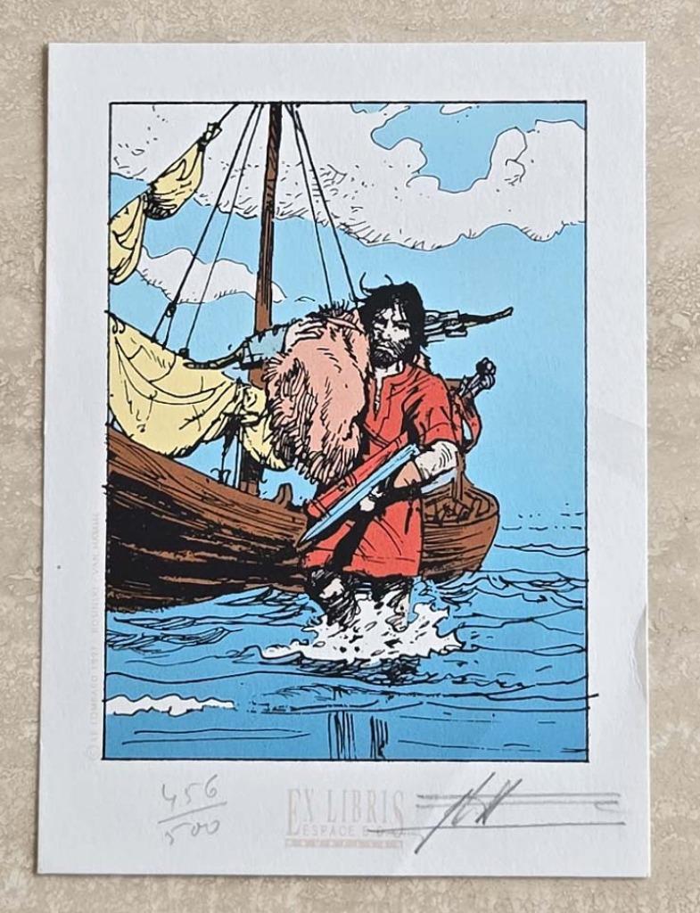Thorgal ex libris sérigraphie (1997), Enlèvement, Utilisé, Rosinski - Van Hamme