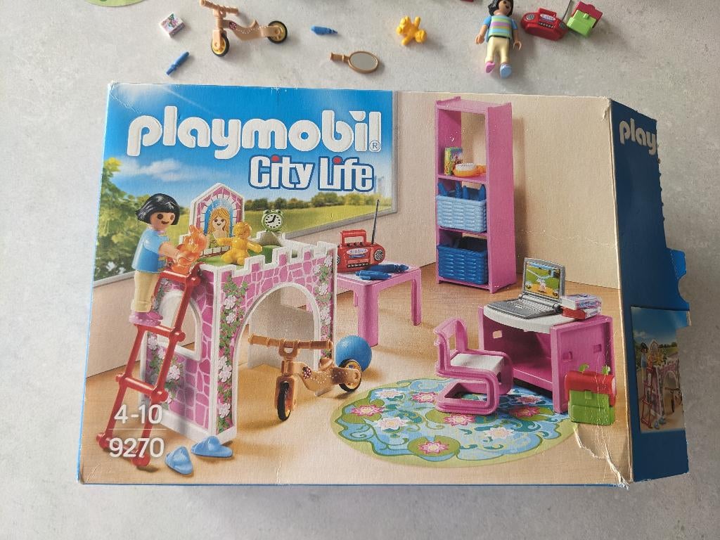 Playmobil City Life 9270 kinderkamer, Kinderen en Baby's, Speelgoed | Playmobil, Ophalen of Verzenden, Zo goed als nieuw, Complete set