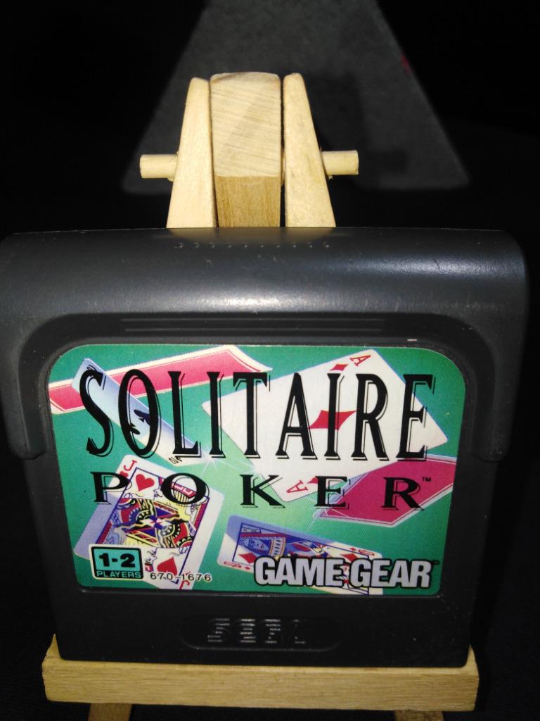 Jeu Sega Game Gear - Solitaire Poker - Cartouche uniquement, 2 joueurs, Ordinateurs reliés, Autres genres, Utilisé