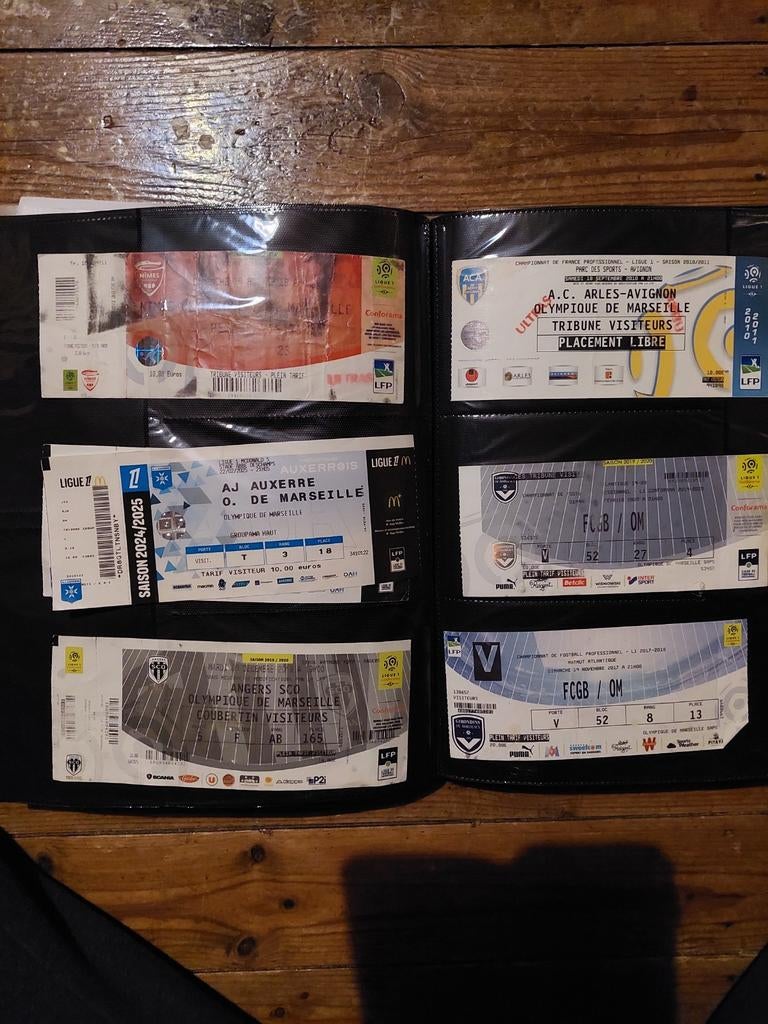 Tickets voor voetbalkaartjes Marseille Marseille, Verzenden