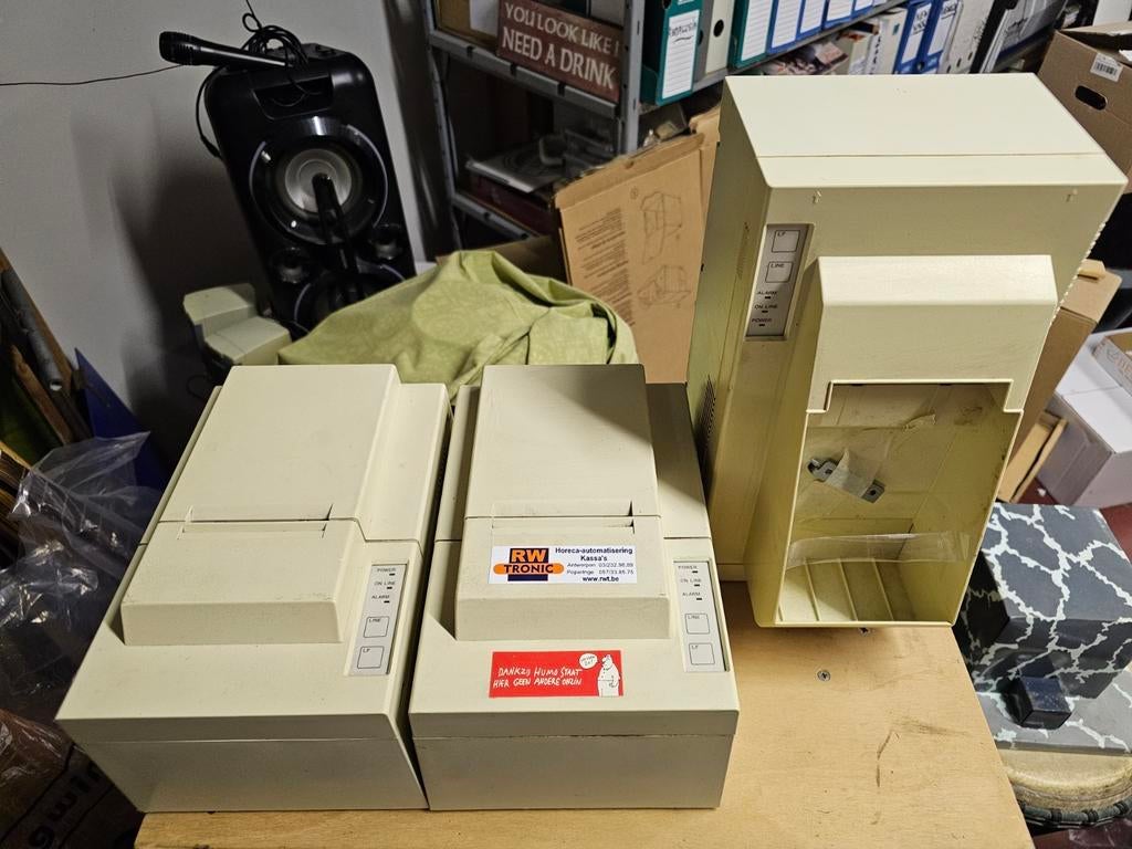 3 Ticketprinters CBM Japan, Ophalen