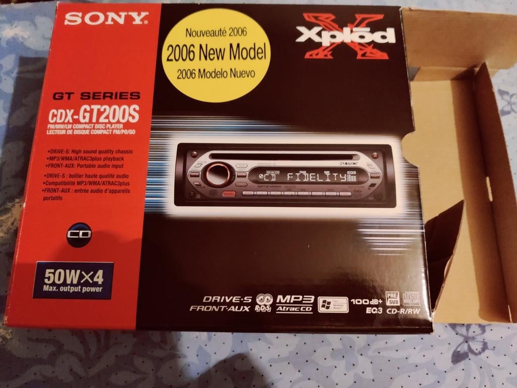 Sony autoradio, Ophalen of Verzenden, Zo goed als nieuw