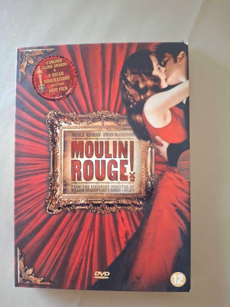 2 dvd  box moulin rouge  nicole kidman, Ophalen of Verzenden, Zo goed als nieuw
