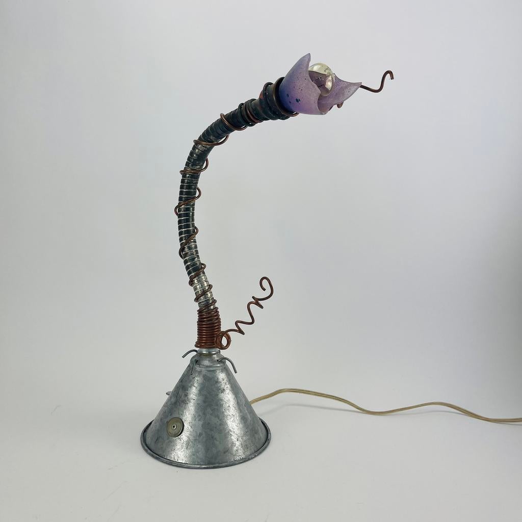 Steam punk lamp, Ophalen