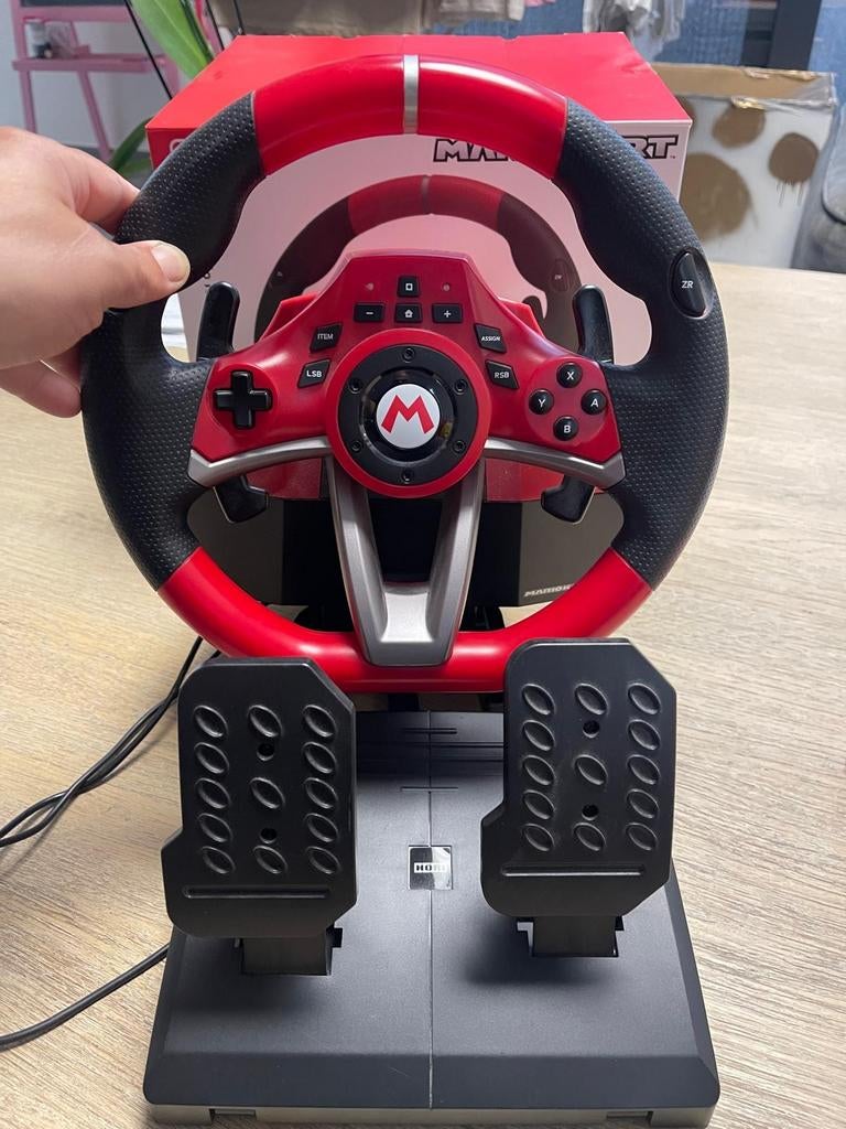 Hori Mario Kart Racing Wheel Pro Deluxe voor Nintendo Switch, Ophalen