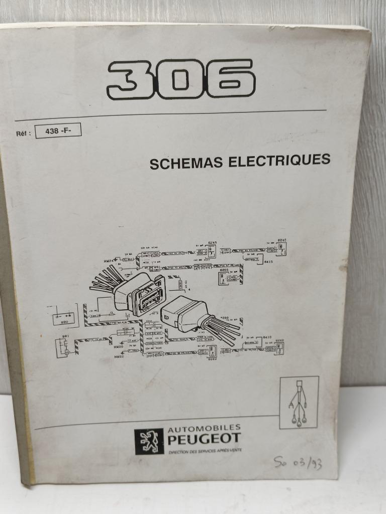 Schémas électriques de la Peugeot 306, Enlèvement ou Envoi, Utilisé