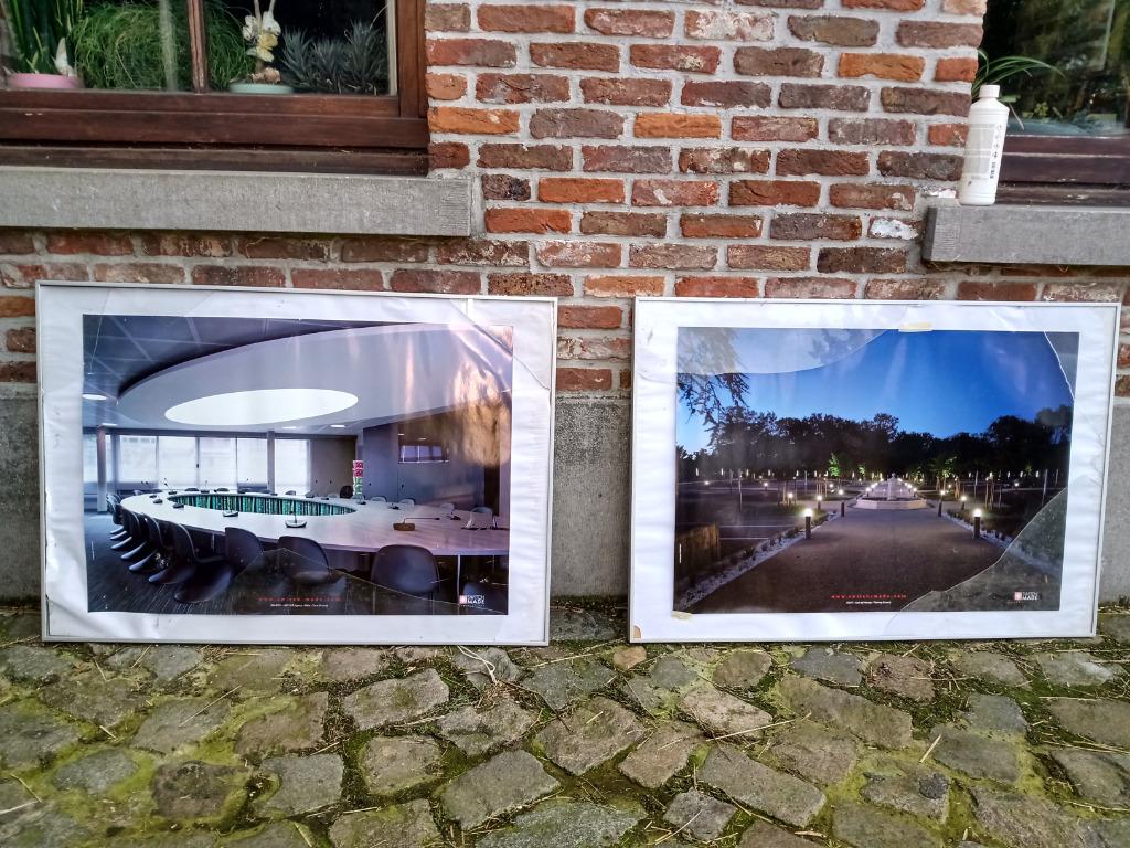 1 grand cadre photo en aluminium, Enlèvement, Utilisé