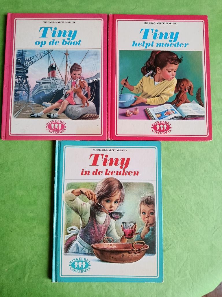 TINY - PAKKET VAN 3 BOEKEN "TINY" JAREN ZESTIG/ZEVENTIG, Boeken, Gelezen, Fictie algemeen, Gijs Haag; Marcel Marlier, Ophalen of Verzenden