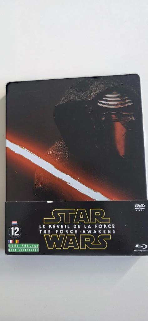 BR - Star Wars Force Awakens STEELBOOK, Enlèvement ou Envoi, Comme neuf, Science-Fiction et Fantasy