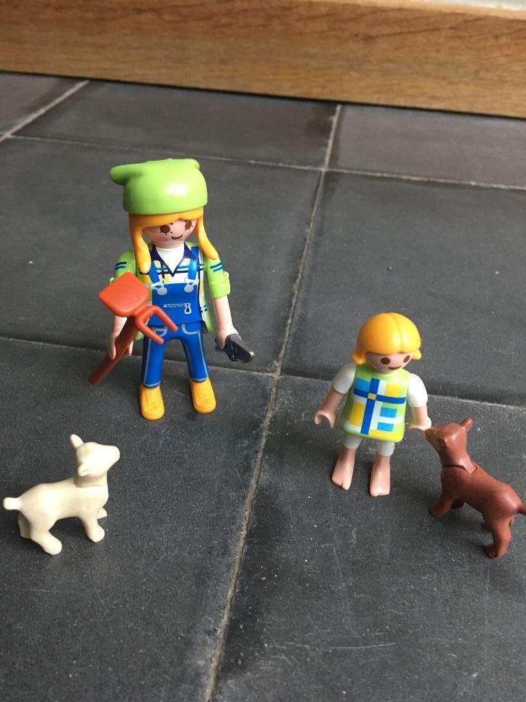 playmobil tuinvrouw met kindje en geitjes, Kinderen en Baby's, Speelgoed | Playmobil, Ophalen of Verzenden, Zo goed als nieuw