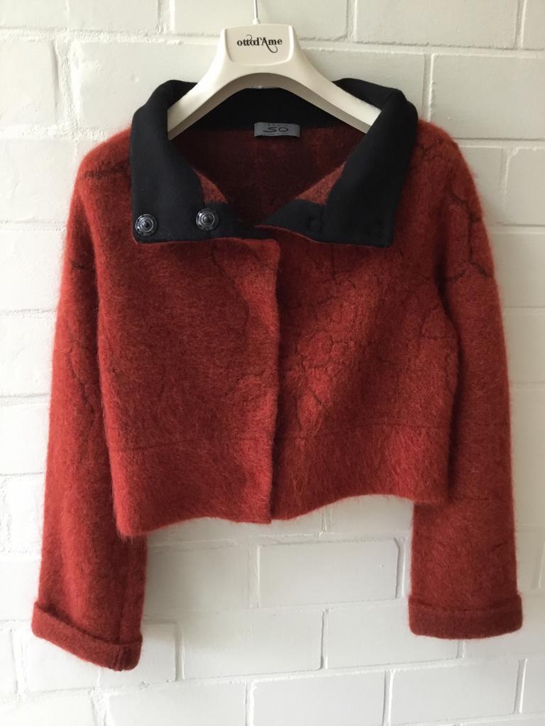 Veste courte SHE'S SO, Rouge, Taille 38/40 (M), Enlèvement ou Envoi, Comme neuf