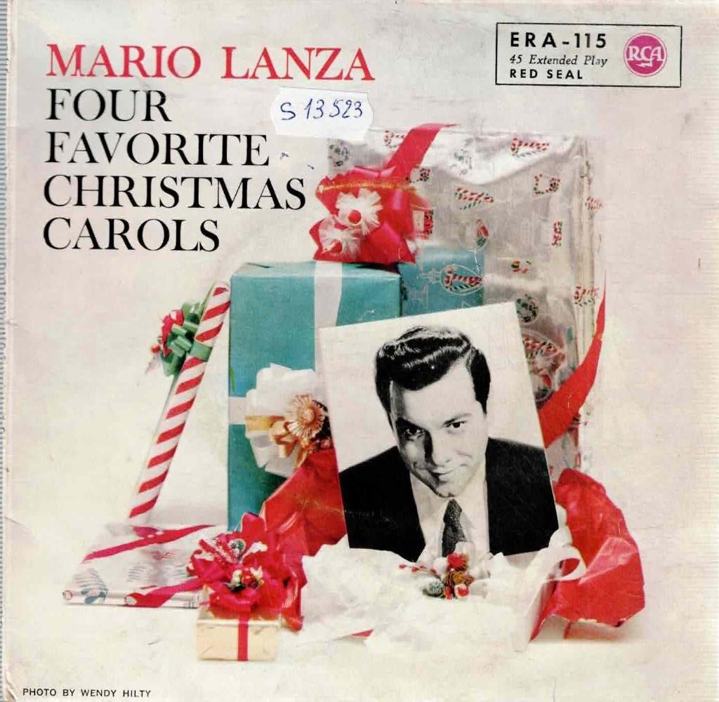 Vinyl, 7"   /   Mario Lanza – Four Favorite Christmas Carols, Enlèvement ou Envoi, Autres formats
