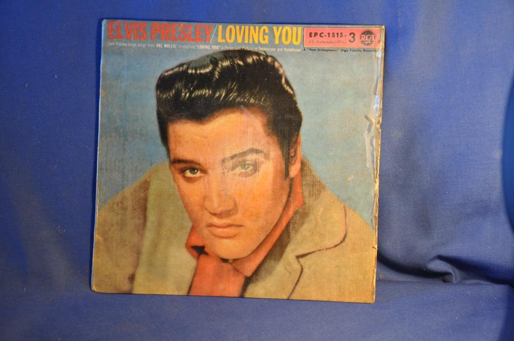 §  vinyl 45 tours elvis presley /loving you 4 titres, CD & DVD, Vinyles | Rock, Utilisé, Rock and Roll, Enlèvement ou Envoi