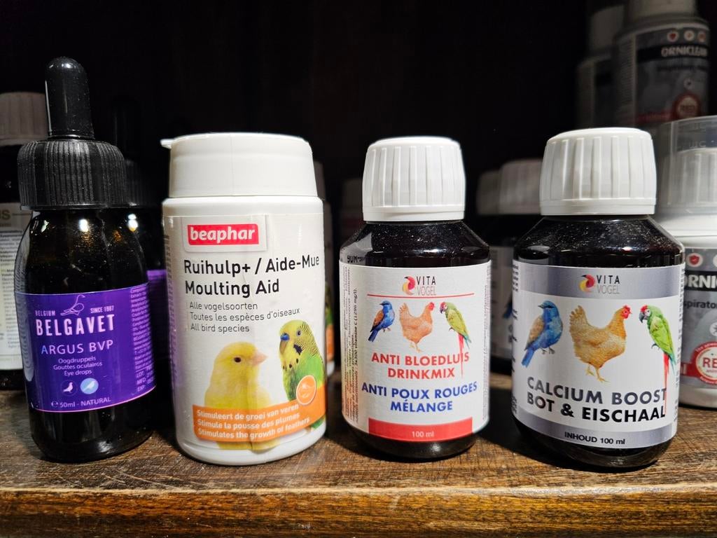 Calcium Boost Bot en Eischaal 100ml Vita Vogel, Ophalen