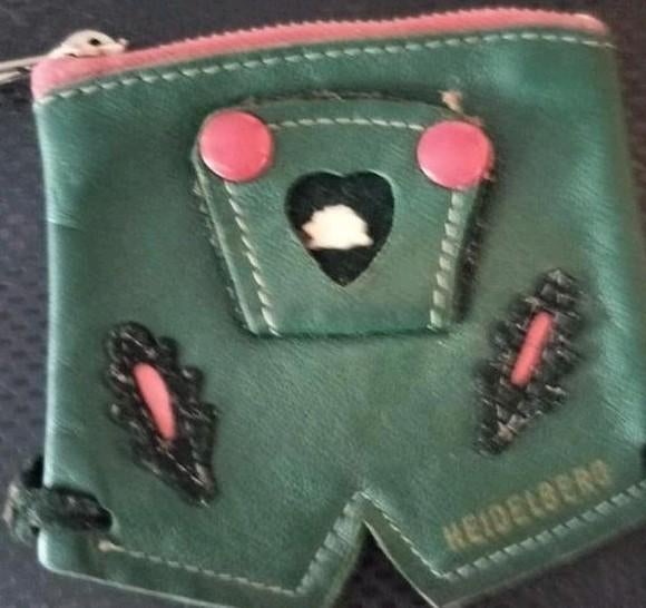 Portefeuille vintage Lederhosen 1960 en très bon état, Enlèvement ou Envoi, Comme neuf