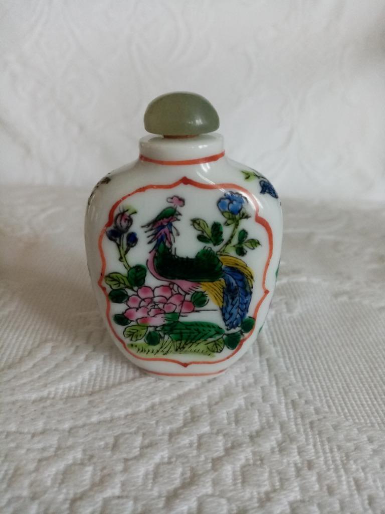 Chinese porseleinen snuifdoos 1970/80 (7cm), Antiek en Kunst, Ophalen of Verzenden