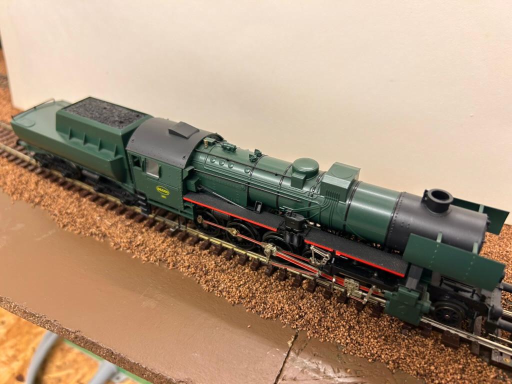 Une locomotive vapeur type 26.050 de la SNCB ., Hobby & Loisirs créatifs, Enlèvement ou Envoi, Comme neuf, Courant continu, Locomotive