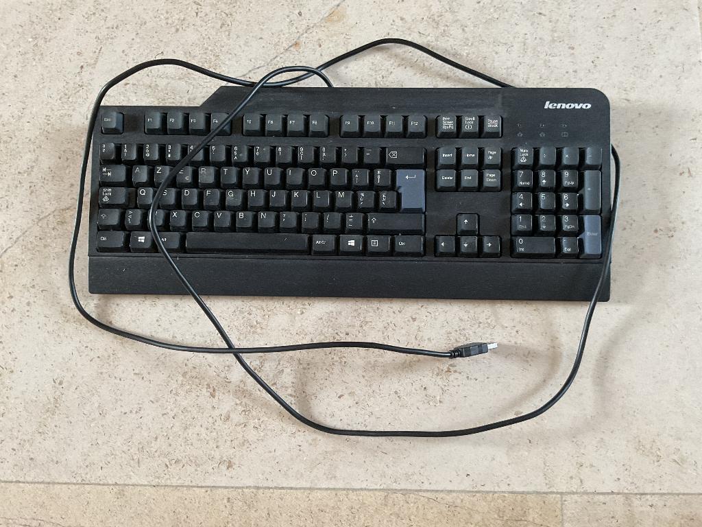toetsenbord LENOVO, Computers en Software, Ophalen, Azerty, Zo goed als nieuw, Bedraad