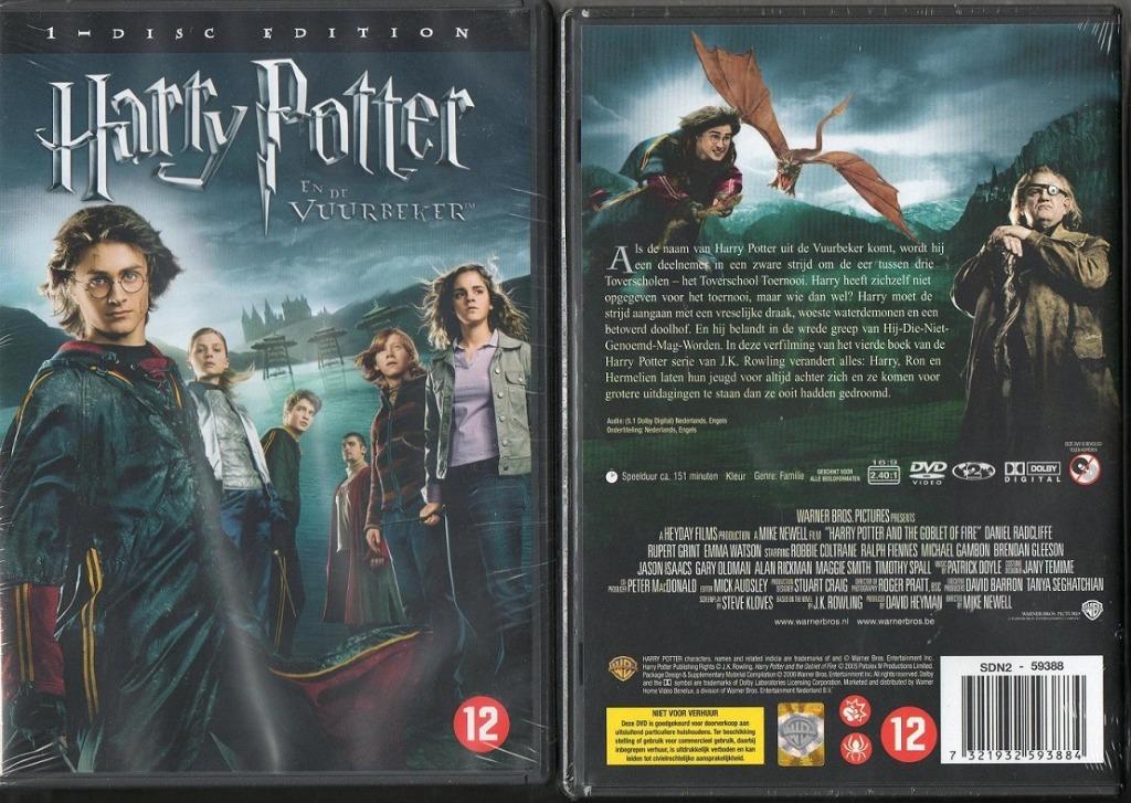 HARRY POTTER EN DE ORDE VUURBREKER  DVD Warner brons, Ophalen of Verzenden, Nieuw, Overige typen
