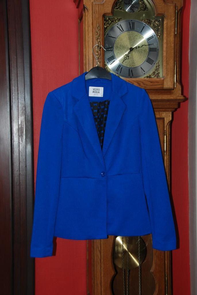 Jas op maat, blazer"Vero Moda"elektrische/blauw T 36, Blauw, Vero Moda, Ophalen of Verzenden, Zo goed als nieuw