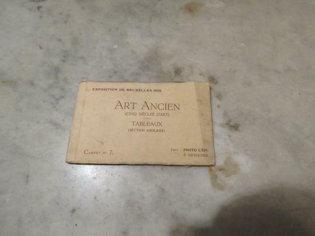 Boekje ansichtkaarten exposition Bruxelles 1935, Ophalen of Verzenden, 1920 tot 1940, Ongelopen, Brussel (Gewest)