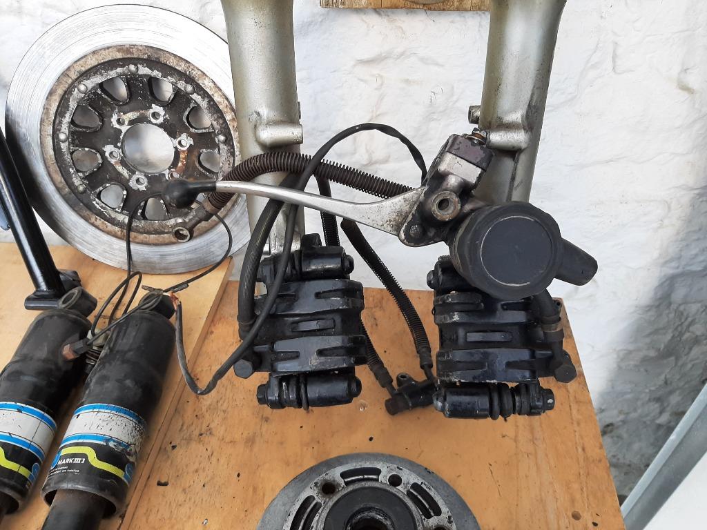 Lot de pièces Suzuki gs 750., Enlèvement, Utilisé