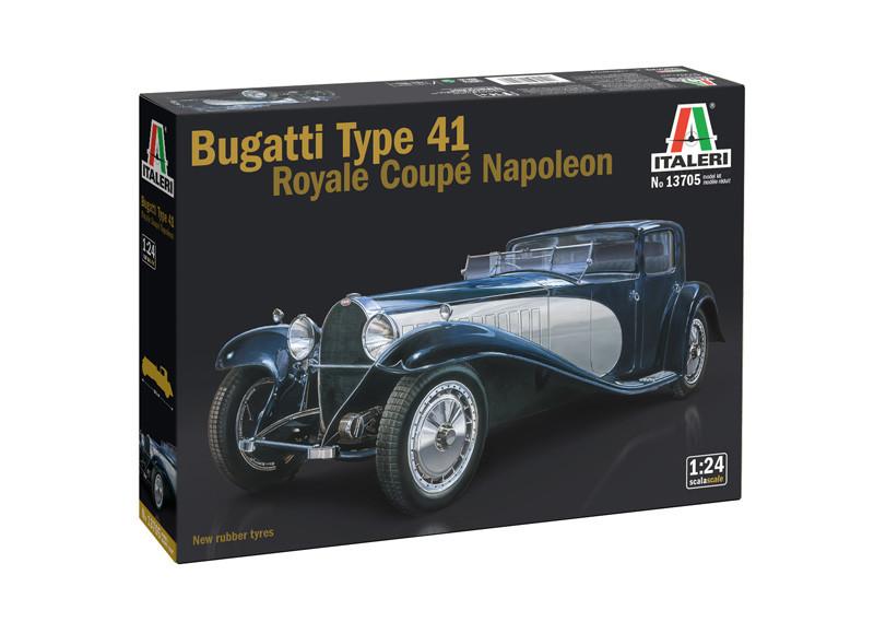 ITALERI 13705 BUGATTI COUPÈ NAPOLEON échelle 1/24, Neuf, Voiture, Plus grand que 1:32, Italeri