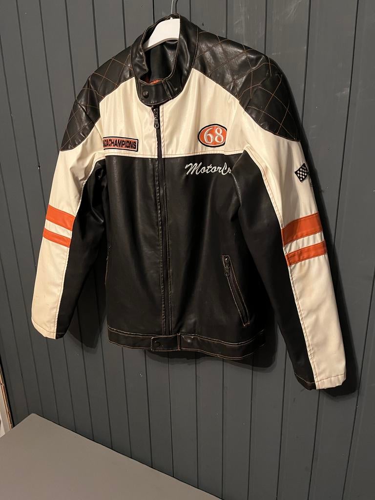 Motorvest L, Ophalen, Tweedehands, Heren, Jas | leer