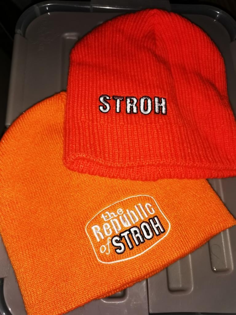 Stroh rum leuke oranje mutsen nieuw, Verzamelen, Biermerken, Nieuw, Ophalen of Verzenden