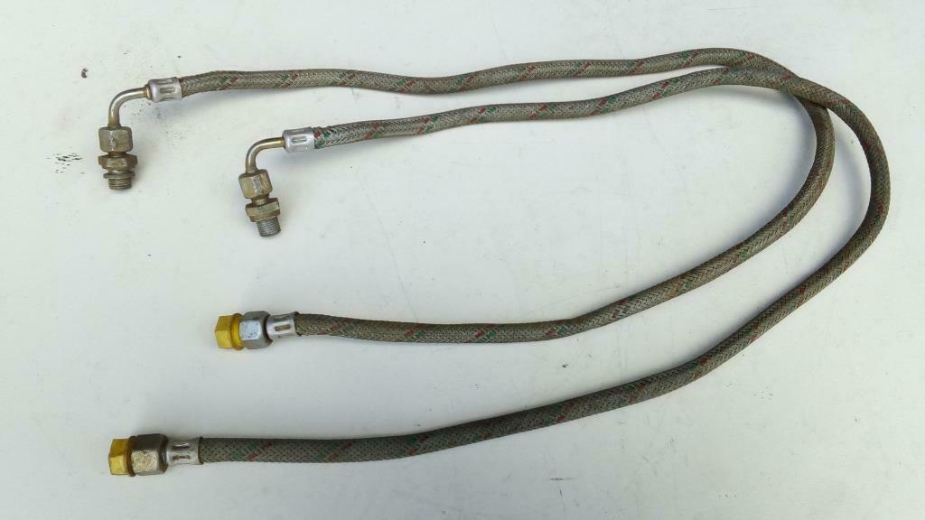 2 flexibles filtre à mazout - bruleur avec raccords 3 pièces, Enlèvement ou Envoi, Utilisé
