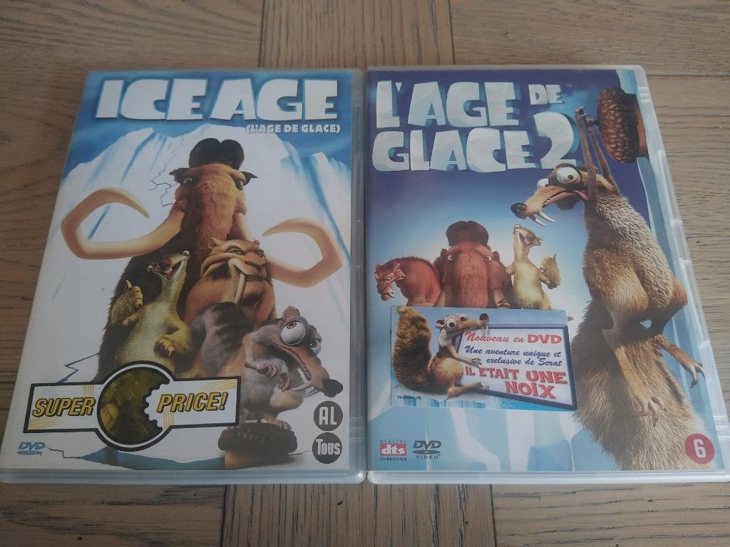 Lot dvd L' Âge de glace 1 et 2, Enlèvement ou Envoi, Dessin animé, Tous les âges, Américain