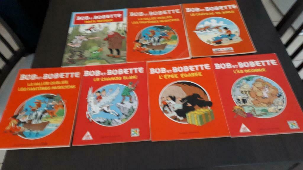 Kavel van 7 reclame bucket hats en bucket hats, Meerdere stripboeken, Ophalen, Zo goed als nieuw, Willy Vandersteen