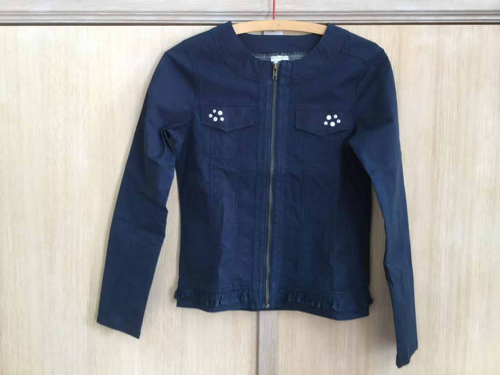 Marine blauwe Vest van StaXo 16 jaar, Ophalen of Verzenden, Zo goed als nieuw, Meisje, Trui of Vest