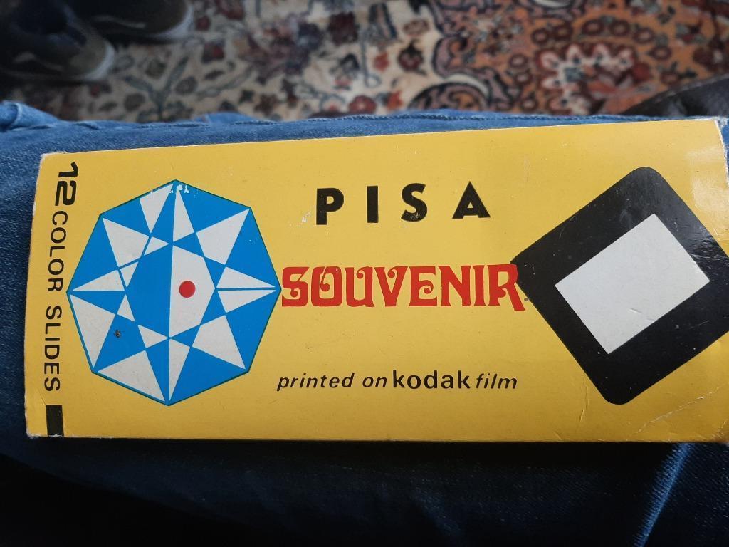 Vintage Kodak Film Souvenir 12x dia Pisa Italië, Collections, Photos & Gravures, 1980 à nos jours, Enlèvement ou Envoi, Photo