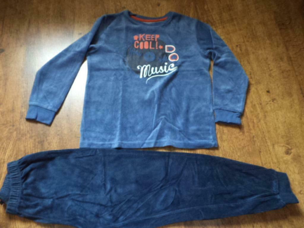 Lot de 2 pyjamas (pyjashort/velours) garçon 10 ans TEX HEMA, Garçon, Tex, Enlèvement ou Envoi, Comme neuf